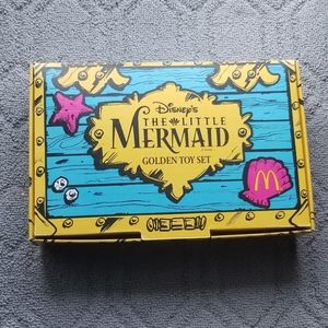 DISNEY'S The Little Mermaid  McDonald's Gold Toy Collector Set